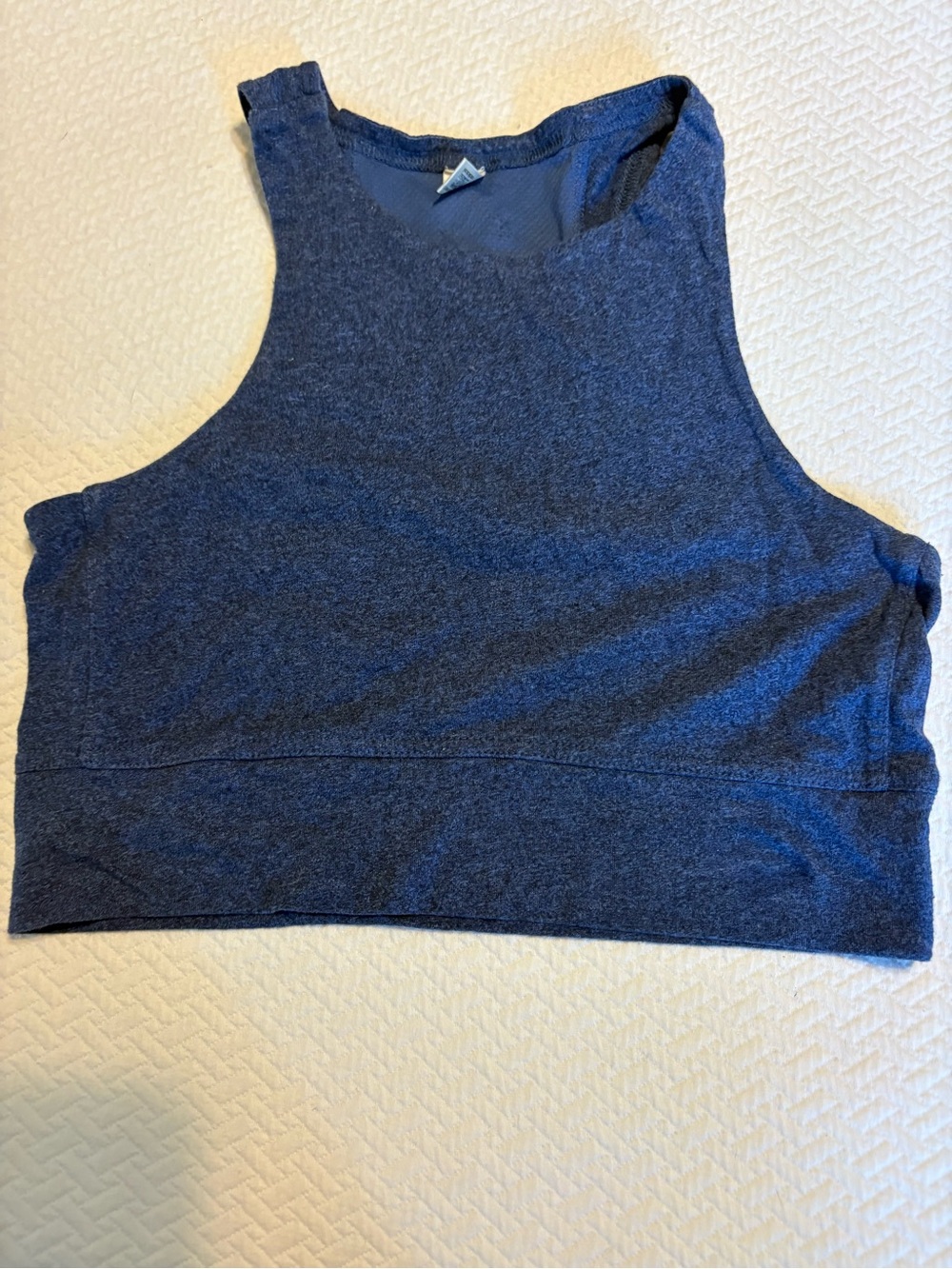 adidas Navy High-Neck Sports Bralette